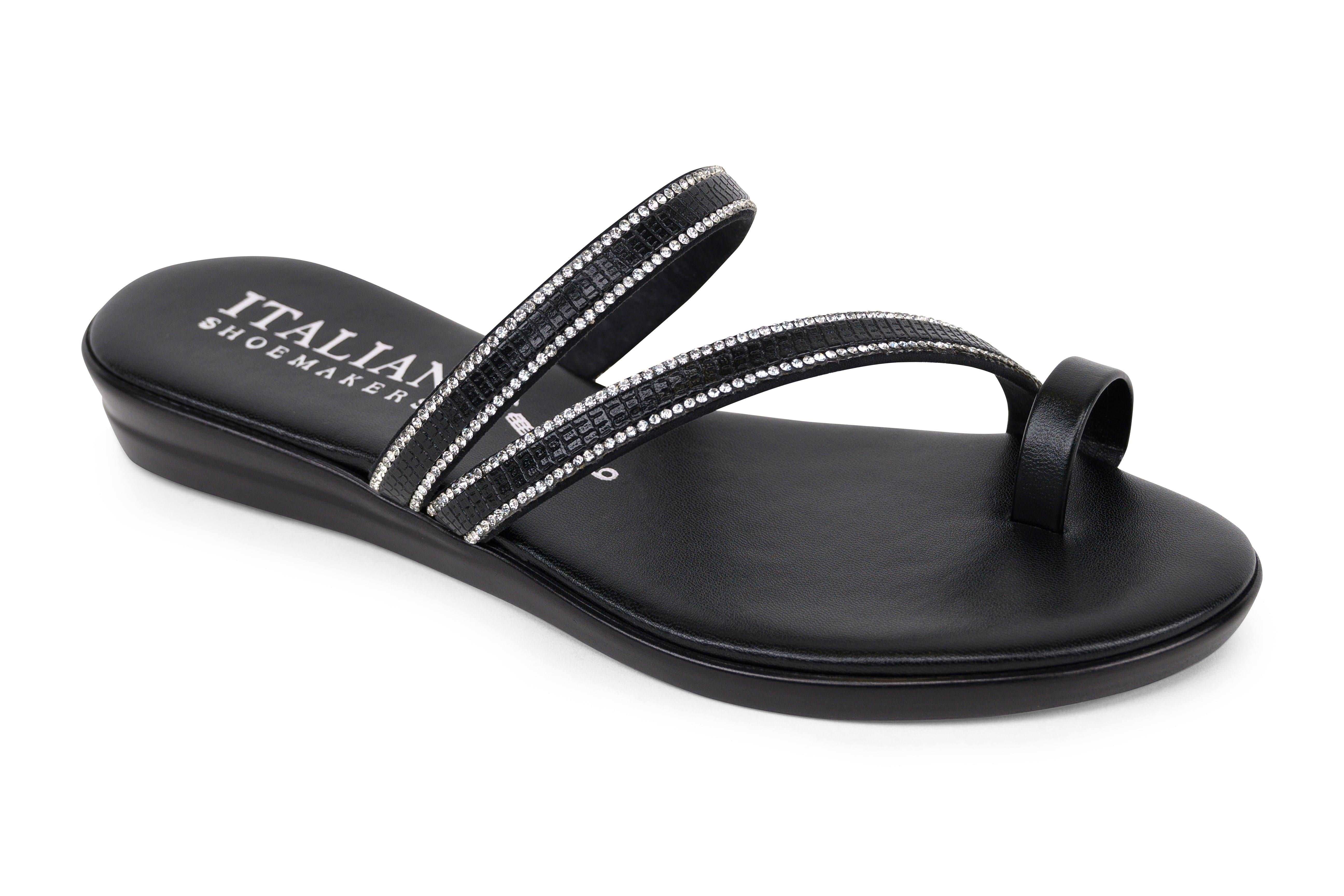 Italian Shoemakers Lali - Asymmetrical Strap Sandal 