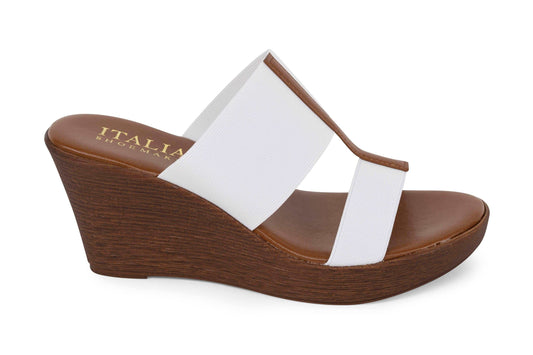 Italian Shoemakers Women's Daizy H Strap Wedge Sandal