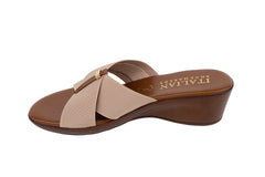 Italian Shoemakers Kalani - Elastic Crisscross Strap Sandal